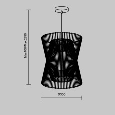 Подвесной светильник Cottage, FR5405PL-01B4