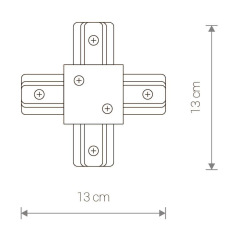 Коннектор X-образный Nowodvorski Profile Recessed 8837