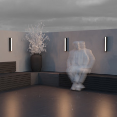 Настенный светильник (бра) Corte O571WL-L20B3K