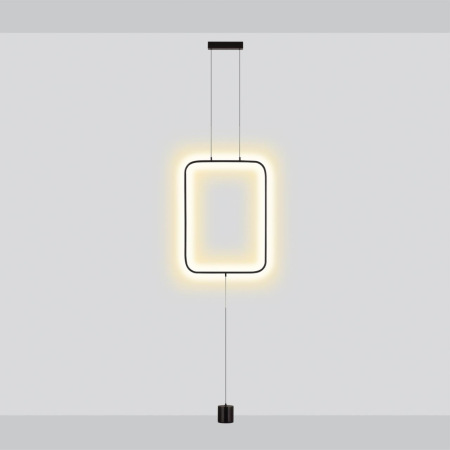 7022/27FLA HIGHTECH ODL25 247 Напольный светильник черный/металл/акрил IP20 LED 3000K 220V TEO