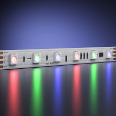 Светодиодная лента 24В 5050 14,4Вт/м RGB 5м IP20, 201246
