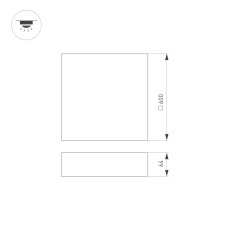 Светильник SP-QUADRO-S600x600-60W Day4000 (WH, 120 deg, 230V) (Arlight, IP40 Металл, 3 года)