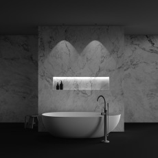 Встраиваемый светильник Dip 4000K 10Вт 50°, DL119-10W-4K-TRS-B