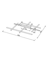 Потолочный светильник Radiance 3000К 50Вт, MOD278CL-L50G3K