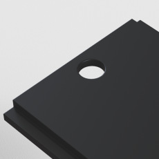 Крепление для троса 1шт Gravity черный, TRA004HP-21B