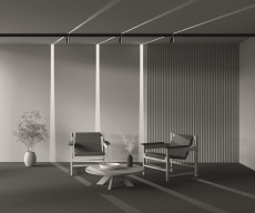 Трековый светильник Outline Exility 3000K 6Вт 180°, TR090-2-6W3K-B