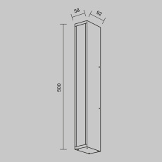 Настенный светильник (бра) Corte O571WL-L20B3K