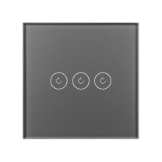 Выключатель сенсорный SWT-OMALI-S03-ZB-GR (250V, 10A, Zigbee) (Arlight, Стекло)