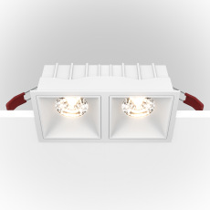 Встраиваемый светильник Alfa LED 4000K 2x15Вт 36° Dim Triac DL043-02-15W4K-D-SQ-W