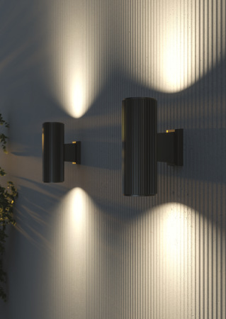 Настенный светильник (бра) Rando E27х2 60Вт IP 54, O419WL-02B