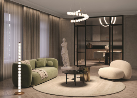 Потолочный светильник Amulet 3000К 36Вт, MOD555CL-L28G3K