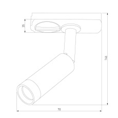 Трековый светодиодный светильник TK Lighting 3383 Tracer