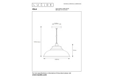 Подвесной светильник Lucide Isla 34400/29/36