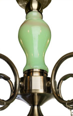 Потолочная люстра Arte Lamp Onyx Green A9592PL-5AB