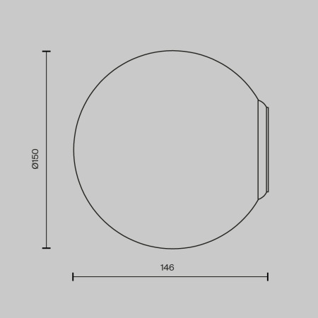 Настенный светильник (бра) Basic form E14х1 40Вт, MOD321WL-01W2