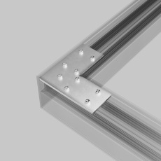 Соединитель угловой для накладного шинопровода Gravity, TRA010CL-21