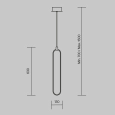 Подвесной светильник MOD017PL-L13G, MOD017PL-L13G