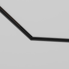Угол-соединитель 135° Exility встраиваемый черный TRA034CLO-42B
