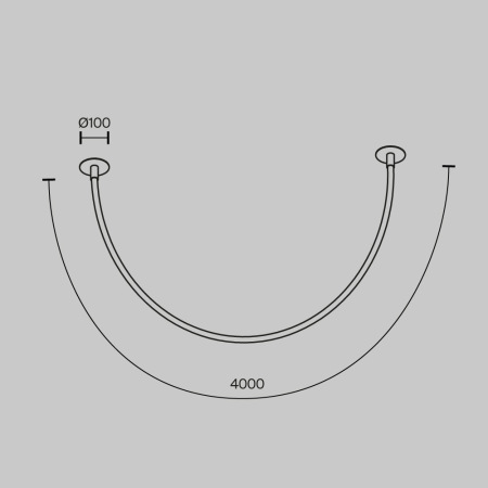 Подвесной светильник Tau 3000K 40Вт, MOD146PL-L40G3K