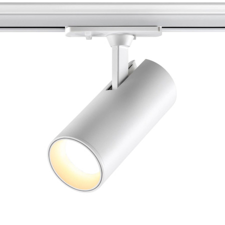 359155 PORT NT23 091 белый Светильник трековый однофазный двухжильный IP20 LED 24W 220V 3000К 2300Лм SELENE