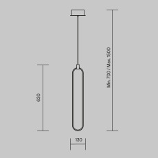 Подвесной светильник MOD017PL-L13G, MOD017PL-L13N