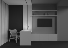 Трековый светильник Skim Levity 3000К 3Вт 36°, TR191-1-3W3K-M-B