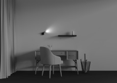 Настенный светильник (бра) Twist 3000K 3Вт IP20, C081WL-L3BBS3K