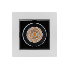 Светильник CL-KARDAN-S102x102-9W Warm (WH-BK, 38 deg) (Arlight, IP20 Металл, 3 года)