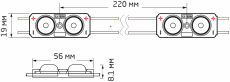 Светодиодный модуль TELELINE TN-2 1.2W