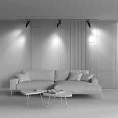 Трековый светильник Elti Duo Exility 3000K 24Вт 36°, TR005-2-2X12W4K-B