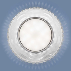 Встраиваемый светильник Elektrostandard 3036 GX53 SL/WH зеркальный/белый 4690389148996
