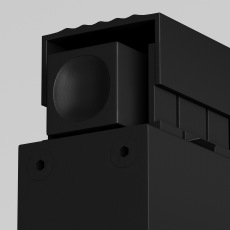 Уличный трековый светильник Basis Exility IP 3000К 12Вт 120° черный, O-TR02-1-S-12WB3K