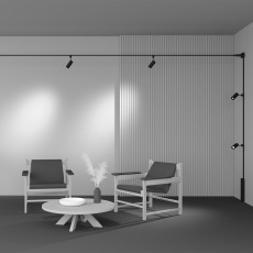 Трековый светильник Focus Led Elasity 3000K 15Вт 36°, TR163-1-15W3K-M-B