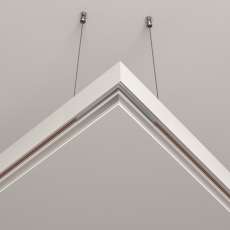 Коннектор угловой Exility накладной белый, TRA034HCL-41W