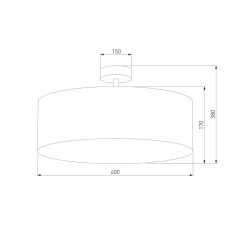 Потолочный светильник TK Lighting 3998 Rondo Beige