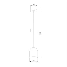 Подвесной светильник TK Lighting 4449 Tempre Black