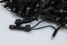 LED-PLR-192-20M-24V-B/BL-W/O, цвет синий/черный провод, соед. (без шнура) 24В(Новый коннектор)