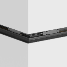 Угловой коннектор внешний Gravity встраиваемый черный TRX010OCL-22B