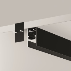 Алюминиевый профиль накладной-подвесной 25x42 (Черный, 2 м), ALM-2542-B-2M 633010