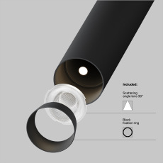 Трековый светильник Focus T Exility 3000K 6Вт 36°, TR141-2-6W3K-M-B