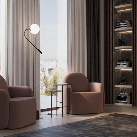 Напольный светильник (торшер) Fly 3000К 3Вт, MOD230FL-01B