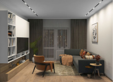 Трековый светильник Denkirs DK8003-BK