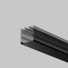 Рассеиватель для профиля 35×35 (Чёрный, 2 м), ALM-35-B-DF-2M 642040