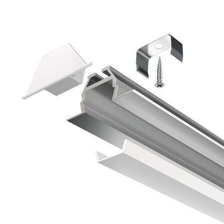 Алюминиевый профиль встраиваемый 30x10, ALM010S-2M