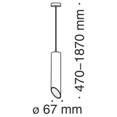 Подвесной светильник Lipari 1x50Вт GU10, P027PL-01B