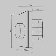 Роторная панель управления DALI DT6 MIX, 721036