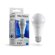 Лампа светодиодная Voltega E27 15W 4000K матовая VG2-A60E27cold15W 7157