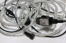 Гирлянда 5 свисающих кругов LED-XM-25CM-5-12V-W-Circle 230V/12V