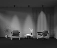 Потолочный светильник Lens 15Вт 4000К 70°, C217CL-15W4K-B