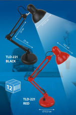 Настольная лампа Uniel TLI-221 Red E27 UL-00002121